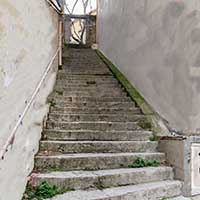 Escaliers inutilisés 11bis rue Imbert Colomès Lyon 1er