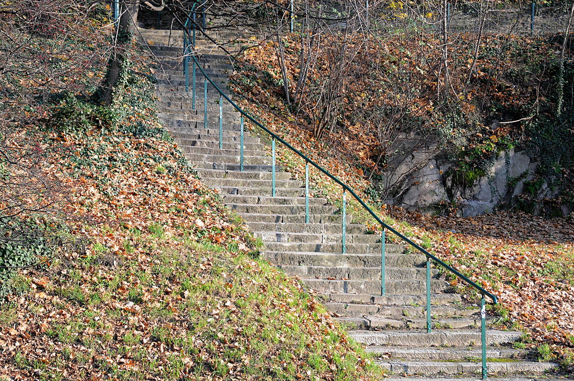 Escaliers Chemin de Serin (Lyon 4ème)