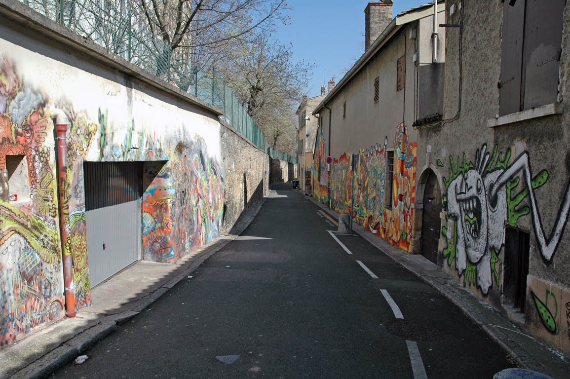Rue Josephin Soulary (poète lyonnais) , Escalier des 400 marches, Lyon 4ème