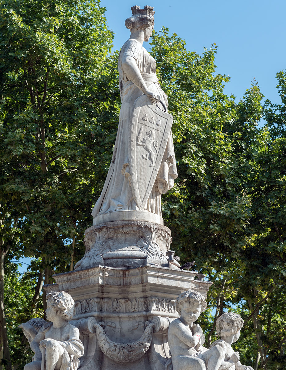 Fontaine Morand par Guillaume Bonnet (1820-1874) en 1865 Place Maréchal Lyautey Lyon 6ème 