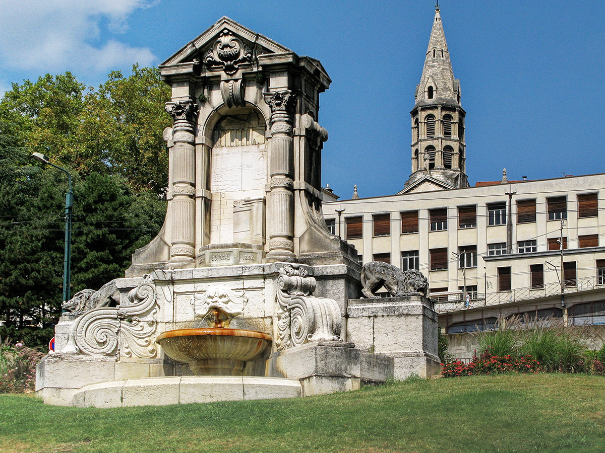 Fontaine Burdeau (1851-1894) Jardin des Plantes Lyon 1er