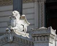 Charles Dufraine (1827-1900) Lion de Judas (tribu de) Détail de la façade de la Basilique de Fourvière Lyon 5ème
