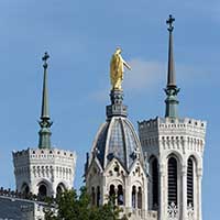 Notre Dame de Fourvière - 1851-1852 par Joseph-Hugues Fabisch (concepteur) - Guerpillon (modèle) - Landrey, et Constant Baud (fondeurs) Basilique de Fourvière Lyon 5ème