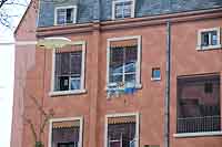 Les fenêtres en "trompe l’oeil" - Mur des Canuts Boulevard des Canuts Lyon 4ème
