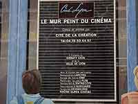 Détail de la fresque "Le Mur du Cinéma" - Fresque Ciné-Lyon entre le Cours Gambetta et la Grande Rue de La Guillotière  Lyon 7ème