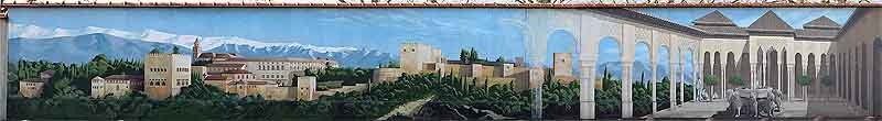 ESPAGNE, Grenade 1539 - Fondation de l’Ordre Hospitalier de Saint Jean de Dieu -  Fresque du Demi-Millénaire  290 route de vienne Lyon 8ème