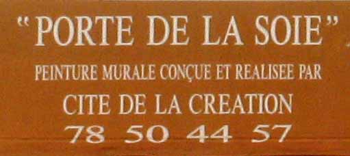 Informations sur la Fresque de la route de la Soie Clos Jouve Lyon 1er