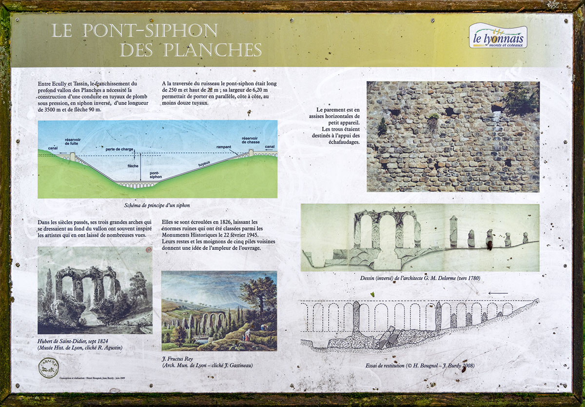 Pont-Siphon des Planches à Tassin