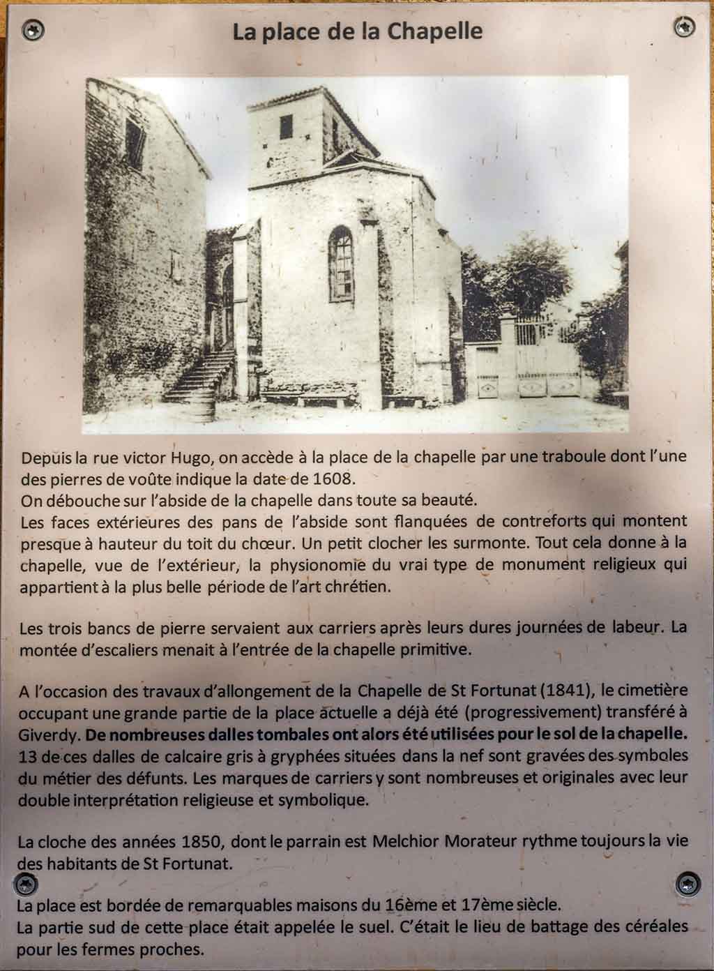 Pon du Vallon d'Arche - Saint Didier - Route de Saint Fortunat