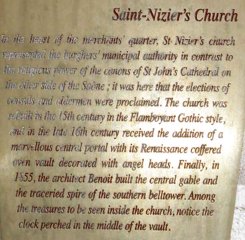 Saint Nizier Church Lyon 2