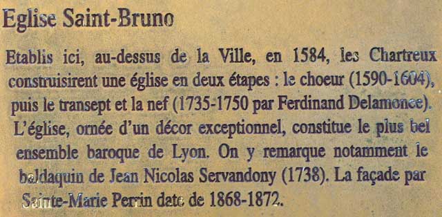 Saint Bruno, Rue Pierre Dupont Lyon 1er