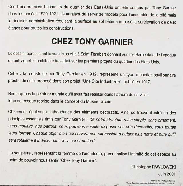 Chez Tony Garnier