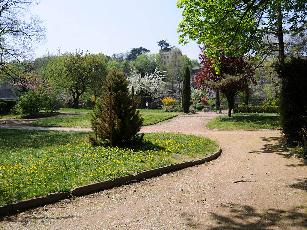 Jardin du Parc Archéologique de Fourvière, rue de l’Antiquaille Lyon 5ème