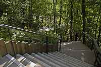 Escaliers Parc du Vallon au Bas du Boulevard de la Duchère Lyon 9ème