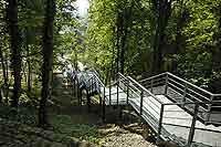 Escaliers Parc du Vallon au Bas du Boulevard de la Duchère Lyon 9ème