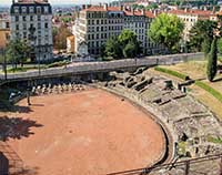 Amphithéâtre des trois Gaulles au Jardin des Plantes Lyon 1er