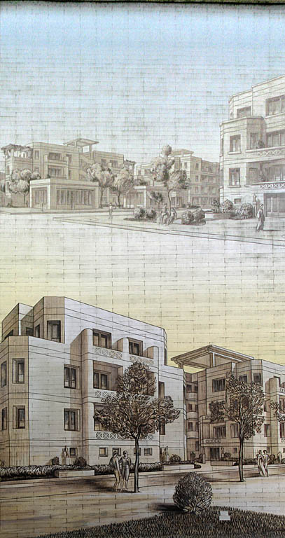 Habitations en communs, vue d’ensemble - Musée Urbain Tony Garnier