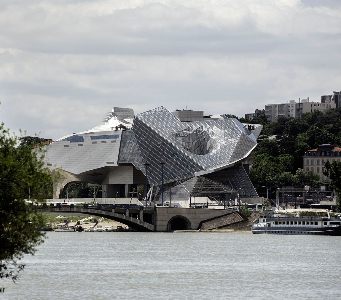 Musée des Confluences Lyon 2ème- vue depuis l’Avenue Leclerc