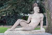 "Le sportif" Sculpture par Georges Salendre (1890-1985) - Parc de la Tête d’Or