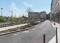 Place Louis Chazette Sortie Est des tunnels de la Croix-Rousse Lyon 1er