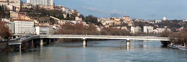 Pont De Lattre De Tassigny sur le Rhône Lyon(1956)
