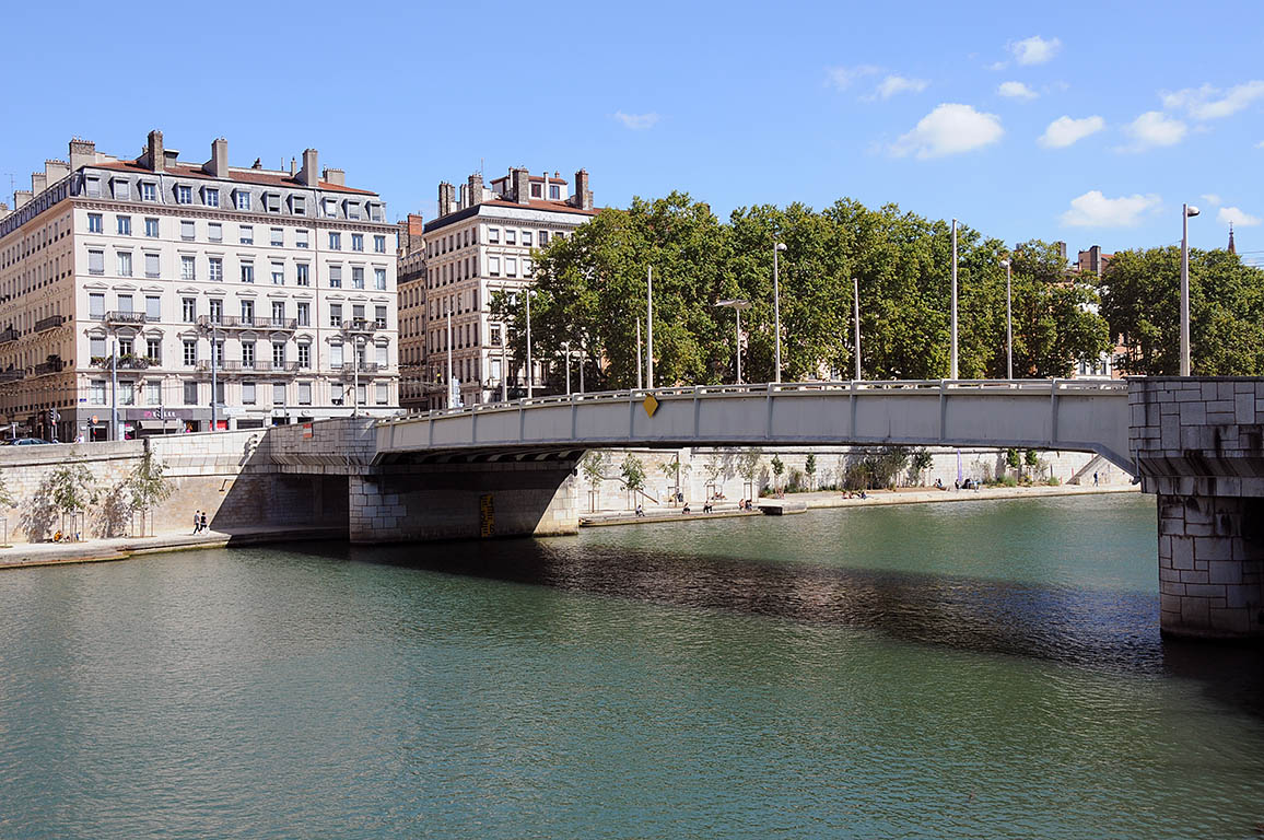 Pont de la Feuillée (1949) sur la Saône Lyon