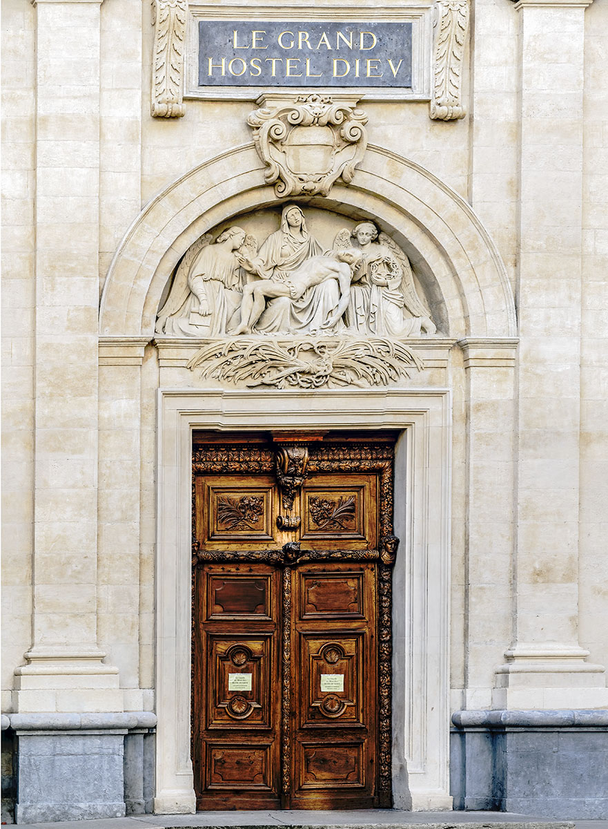 Porte de la Chapelle de l’Hôtel-Dieu Lyon 2ème