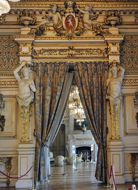 Hotel du Département du Rhône, porte entre deux salons, Lyon 3ème