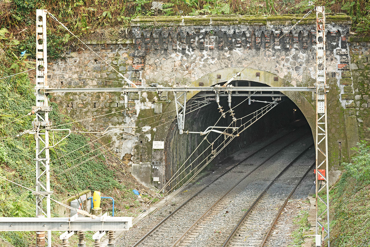 Tunnel S.N.C.F. Saint Paul Loyasse (1419m) coté Loyasse
