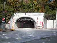 Tunnel Transports en Commun de la Duchère Lyon 9ème, Boulevard de Balmont  entre le Boulevard de Balmont et la gare de Vaise Lyon 9ème