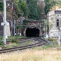 Tunnel S.N.C.F. Saint Paul Loyasse (1419m) coté Saint Paul