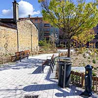 Place de la Liberté à Champagne au Mont d&rsquo;or