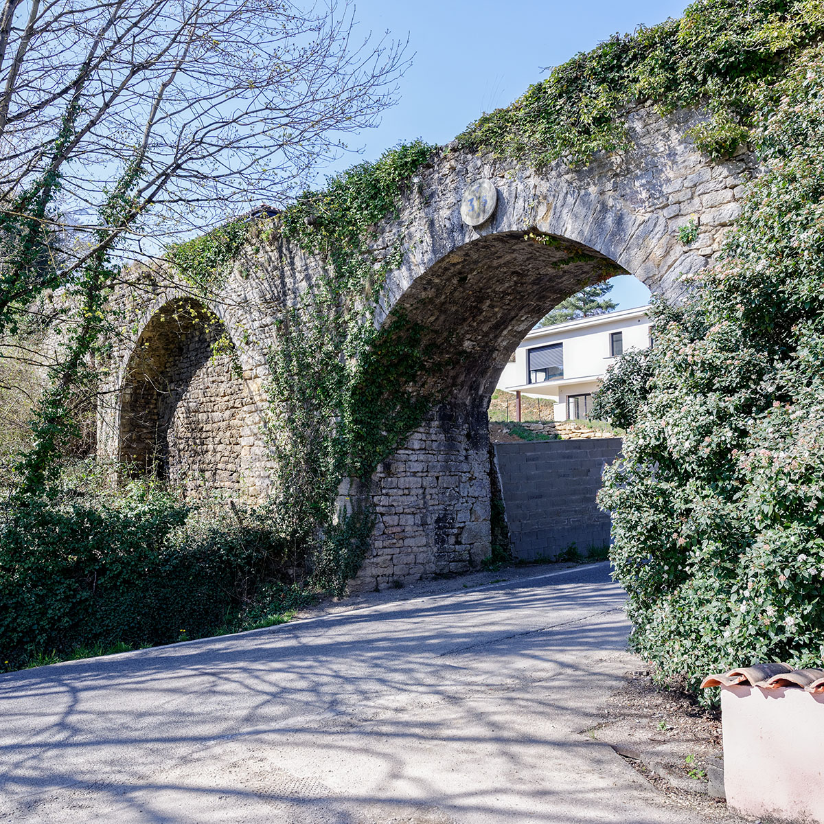 Pont du Vallon d’Arche - Route de Saint Fortunat - Saint Didier au Mont d’Or