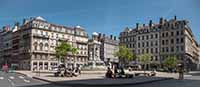 Place des Jacobins - La fontaine fut réalisée en décembre 1885 par Gaspard André (1840-1896) - Lyon 2ème