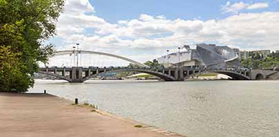 Pont Pasteur sur le Rhône (1949)