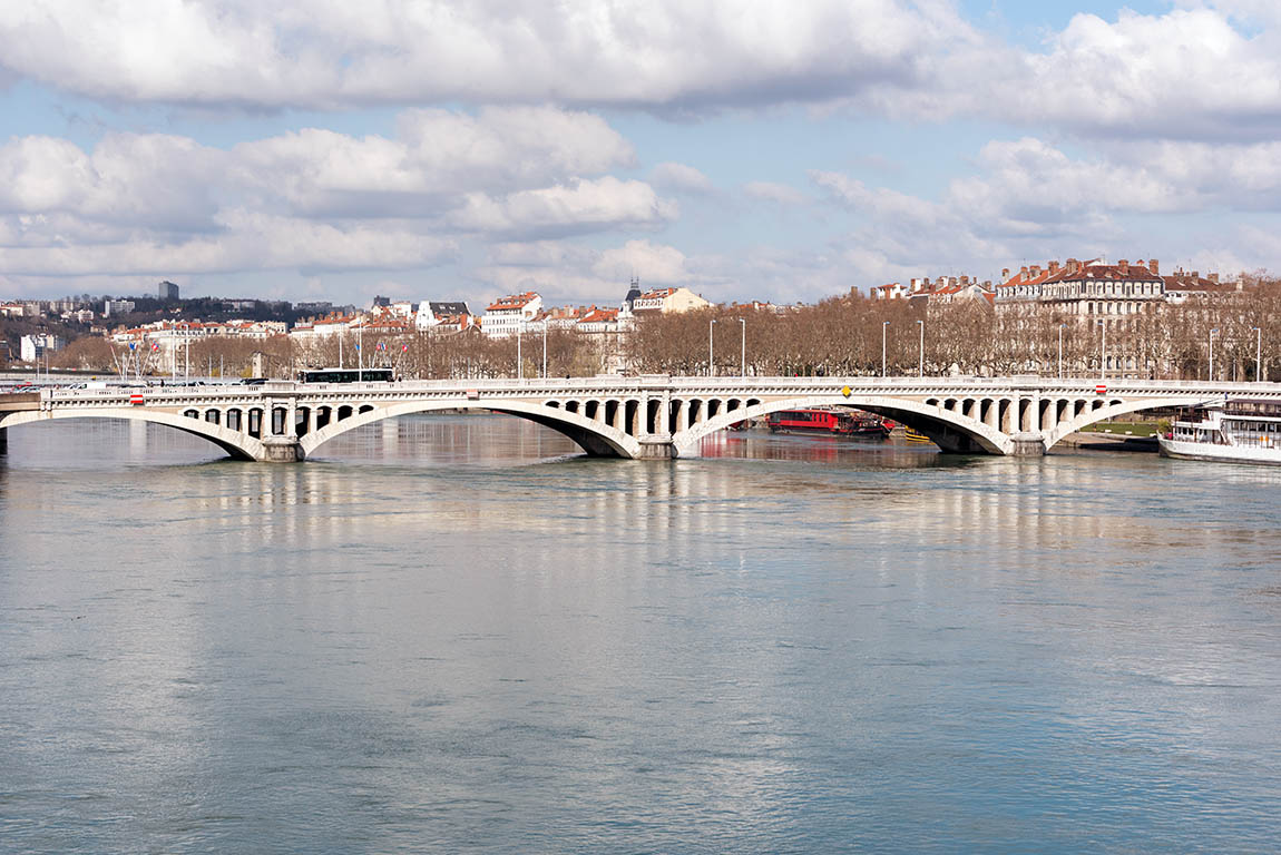Pont Wilson sur le Rhône