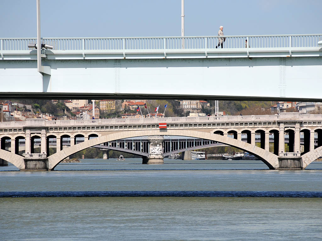 Pont de la Guillotière (Wilson et Lafayette au Nord)