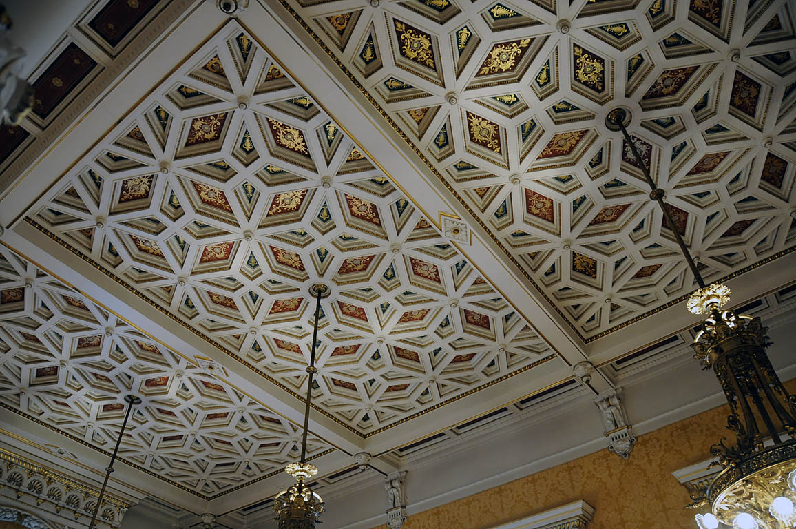 Plafond d’un salon - Hotel du Département du Rhône Cours de la Liberté Lyon 3ème