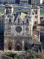 Cathédrale Saint Jean Baptiste vue depuis Fourvière