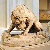 Antoine Louis Barye "Le Lion au Serpent" Musée des Beaux Arts