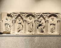 "Sarcophage Paléochrétien - Le Christ et ses disciples" Musée des Beaux-Arts Lyon 1er