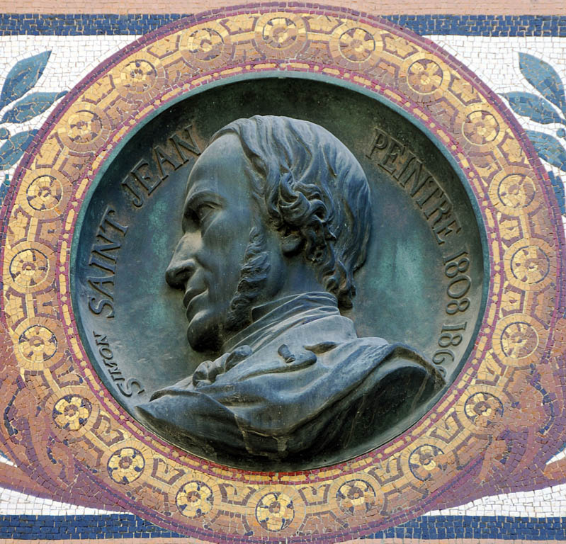 Simon Saint Jean Peintre (1808-1860) dans le jardin du Musée des Beaux-Arts Lyon 1er