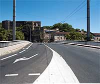 Pont Maréchal Koenig sur la Saône et Fort Saint Jean