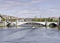 Pont Bonaparte sur la Saône (inauguré en 1950)