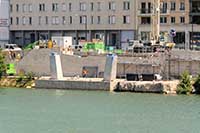 Vaise - Pont Schuman Préparation Quai Joseph Gillet -  Mise en service Novembre 2014