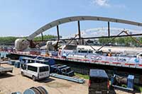 Vaise - Pont Schuman Préparation de la travée Est (Quai Joseph Gillet) -  Mise en service Novembre 2014