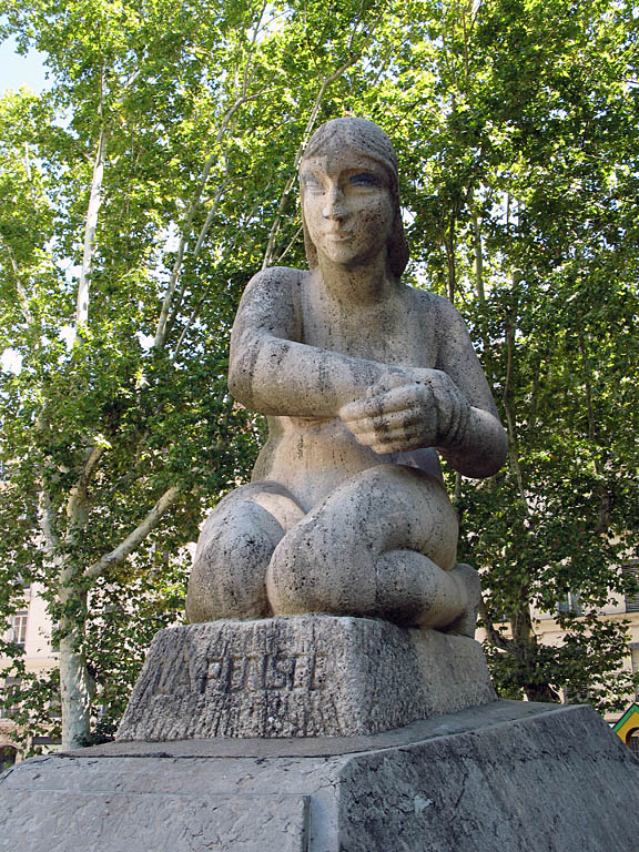 "La Pensée" de Georges Salendre (1890-1985) Place Ollier Lyon 7ème 