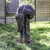 "L’Archange" Sculpture d’Oleg Goudcoff (1926-2015) 1982 - 17 rue du Docteur-Horand, Parc Montel Lyon 9ème