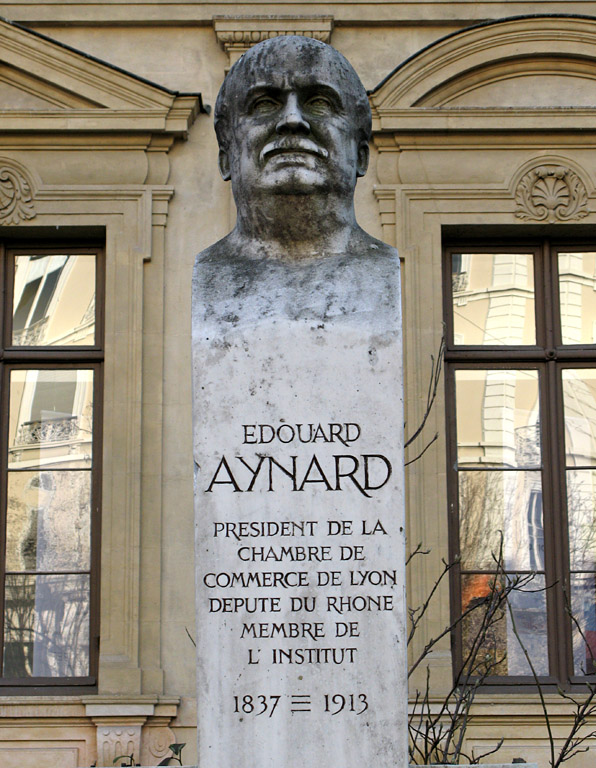 Edouard Aynard (1837-1913) - (1919)Jean-Baptiste Larrivé (1875-1928) - Jardin de La Bourse Lyon 2ème