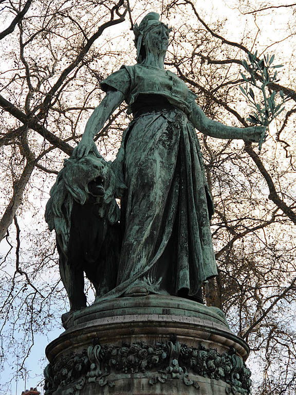 Statue de la République, Place Carnot